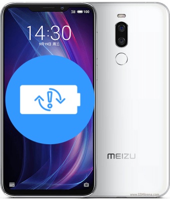 Замена аккумулятора (батареи) Meizu X8